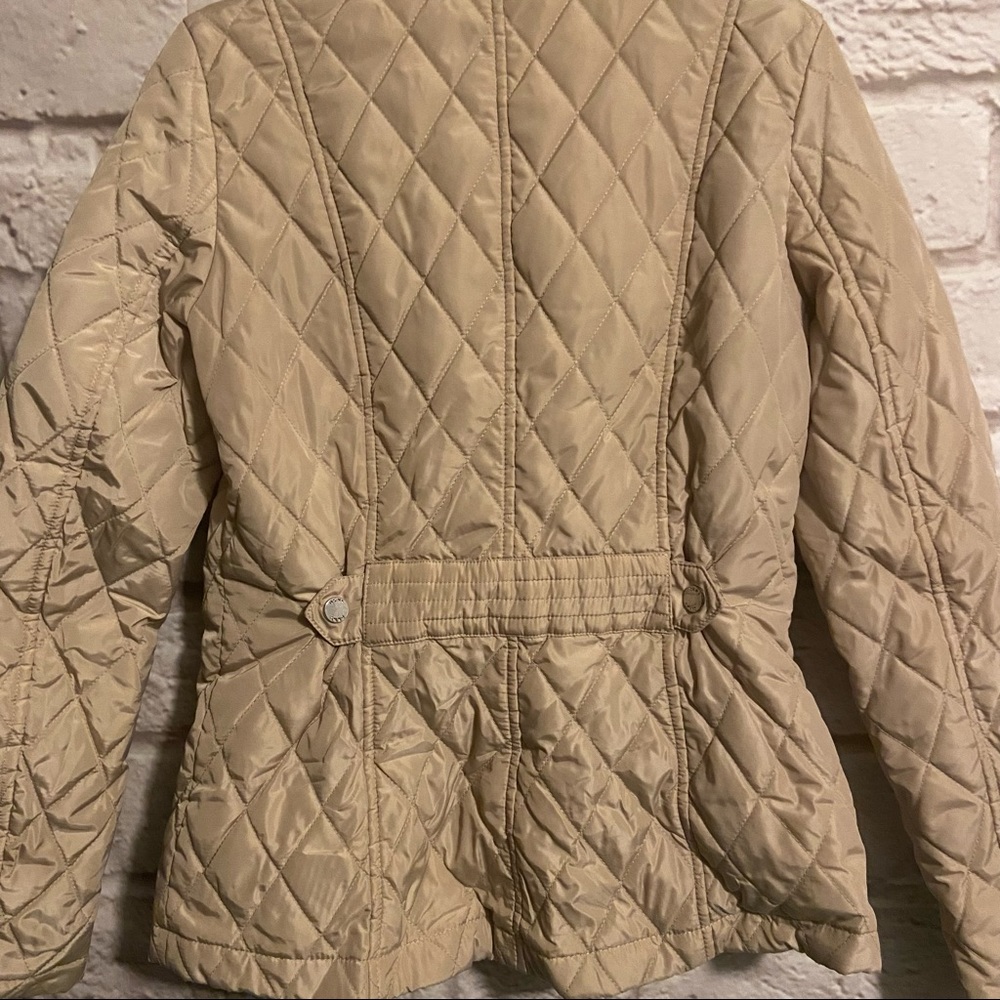 DKNY Beige/Tan Quilted Women's Jacket Size XS - Picture 4 of 4